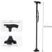 Canes Folding Four Leg Walking Stick Sturdy Durable Aluminum Alloy Adjustable Heights with Led Light Comfy Base for Men Women Star of Light - Buy Online on GoSupps.com