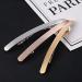 Rose Gold Slim Metal French Barrettes Hair Clips for Styling - Hairdresser Salon Hairpins - Buy Online on GoSupps.com