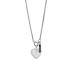 Oralgo's necklace with cardiac fashion fashionable simple titanium steel glaze charm necklace aesthetic jewelry wedding titanium steel glass