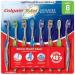 Colgate Total Whole Mouth Health Advanced Whitening Toothbrushes - 8 Pack with Soft Floss Tip & Spiral Bristles | International Shipping Available - Buy Online on GoSupps.com