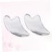 FOMIYES 2pcs Facial Massager Muscle Scraper Tools Facial Beauty Tool Buffalo Horn Crystal Scraping Tablets - Buy Online on GoSupps.com