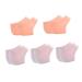 FRCOLOR 5 Pairs of Pedicure Heel Tear Spa Socks Heel Socks Foot Socks for Dry Feet Socks with Heel Pad Heel Sleeve Socks with Open Heel Socks with Heel Tear Silicone Cover