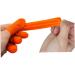 Anti-Slip Latex Finger Protectors - 100pcs Portable Caps for Enhanced Grip & Protection - Orange Color - Buy Online on GoSupps.com