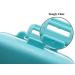 Small Pill Box Supplement Case - Travel Medication Organizer with 3 Compartments | Daily Vitamin Carry Case (Pink White Blue Green) - Perfect for Pocket or Purse - Buy Online on GoSupps.com