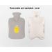 Maies Small Gray Hot Water Bottle - Leakproof Soft Cover for Hot/Cold Therapy Portable Pain Relief & Comfort - Buy Online on GoSupps.com