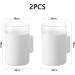 Self-Adhesive Toothbrush Holder Set - 2 Multifunctional White Plastic Holders for Electric Toothbrush Razor & More | No Drilling Required - Buy Online on GoSupps.com
