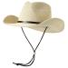 Lanzom Women Men Summer Western Straw Cowboy Cowgirl Hat Shapeable Wide Brim Staw Beach Sun Hat Beige 1 Medium