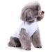 Yaodhaod Cotton Dog T-Shirts for Small & Medium Dogs | Soft Breathable Sun Protection | XL White & Pink Options - Buy Online on GoSupps.com