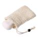 5PC WOIWO Stylish Cotton & Linen Shower Exfoliating Sponge Bag Set - Buy Online on GoSupps.com