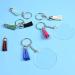 KINGFOREST 120PCS Acrylic Keychain Blanks with Rings, Jump Rings, Discs, and Tassels for DIY Keychain Vinyl Craft - Buy Online on GoSupps.com