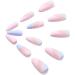 French False Nails Pink Heart Press on Nails Ballerina Acrylic Stick on Nails Almond Fake Nails 24pcs for Women and Girls (Color : Pink Size : C) - Buy Online on GoSupps.com