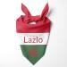 Dog hollow motif: football games sports Olympic games personalized triangular cloth for pets is attached to the collar (flag: Hungary)