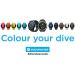 Shearwater Teric Strap Kit - Blue Camo Nylon Short | Upgrade Your Dive Watch - Buy Online on GoSupps.com