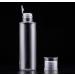 Vasana 3PCs Transparent Double Cap Plastic Bottles - 5oz Travel Cosmetic Vials with Flip Cap - Buy Online on GoSupps.com