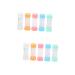 Homsfou 10 STK contact lens container holder from sweet cases colored case-kit case lentil holder lentiletui main box storage box ABS medical colors x 2 pieces 5.8x1.9x1.9cmx2pcs