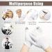 3 Pairs White Cotton Gloves 100% Cotton Gloves - Buy Online on GoSupps.com