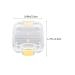 EXCEART 5pcs Membrane Tooth Boxes - Transparent Denture Storage Boxes with Latch - Buy Online on GoSupps.com