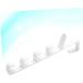 Alipis 3pcs 5 Door Rack Hooks Hat Hangerwhitel The Coat Over Holders Towel Multifunctional Plastic medium White - Buy Online on GoSupps.com