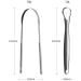 YXRRVING U Shape Tongue Scraper - Stainless Steel Tongue Cleaner Brush for Fresh Breath & Oral Hygiene - Buy Online on GoSupps.com