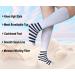 2 Pairs Walking Boot Socks - Replacement Liners for Air Cast Walking Boots | Fracture & Surgical Orthopedic Knee High Socks - Buy Online on GoSupps.com