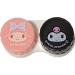 Sanrio My Melody Kuromi Contact Lens Case with Zip Bag - Soft Lens Storage Solution - Buy Online on GoSupps.com