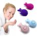 Tlily Silicone Face Cleansing Brush Cleanser Whale Shape Cleanser Exfoliator Face Scrub Washing Brush Pink - Buy Online on GoSupps.com