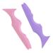 POPETPOP 2pcs Silicone Beauty Ruler Makeup Tape Lip Liner Makeup Supply Mask Spoon With Wings