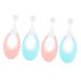 Beaupretty 4 pieces of children's toothbrush Interesting toothbrush toothbrush for children bristle toothbrush child oral care toothbrush toddler toothbrush baby toothbrush baby toothbrush