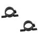 KALLORY 2pcs Car Mount Car Stand Fuel Pump Cradle Holder Support for Oil Pump Bracket Refit Fixture Blackx2pcs 16.5X14X3CMx2pcs