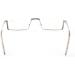Eyekepper Quality Metal Half-Rim Reading Glasses - Silver +0.75 | Stylish & Comfortable International Shipping - Buy Online on GoSupps.com