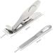 Clipmaster-Pro Sherums Clipmaster-Pro Sherums Nail Clipper for Seniors Large Angled Head Toenail Clippers with Wide Opening Ergonomic Angled Head Senior Toenail Clipper (Silver) - Buy Online on GoSupps.com