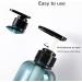 Kimqi 10oz Refillable Shampoo & Conditioner Bottles 4 Pack - Empty Shower Dispenser Set for Guest Bathroom - 300ml Plastic Pump Bottles for Lotion & Body Wash - Buy Online on GoSupps.com