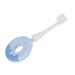 HOMSFOU Toothbrush Manual Cleaning Brush Child Silica Gel 1 piece (1 pack) Blue