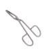 Tweezers - Eyebrow Scissor Handle Tweezer - Straight Tip  German Stainless Steel  Hair Removal  Facial - By The Unique Edge