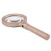 Magnifying Glass 10X Handheld Reading Magnifier Large Magnify Handle for Reading Map Book Inspection Coin Insect Rock Crossword Puzzle Kids