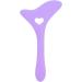 Stencil Professional Template Mascara Drawing Aid Mascara Lipstick Drawing Aid Silicone Makeup Applicator Tool for Makeup Artist (Purple) - Buy Online on GoSupps.com