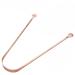 Copper Tongue Scraper Fights Bad Breath Tongue Cleaner for Adults Mouth Care for Fresh Breath Travel Essentials for Oral Care Easy to Use