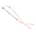 Munani glasses arm leg glasses substitute glass of glasses glasses replacement accessories 1 pair of rimless glasses 2-hole bracket Strass-glasses repair parts glasses bracket replacement arms pink