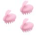 Fomiyes 3st scalp brush curls gel curly hair brushes slack scalp meacia hairbrush for the shower scalp massage clerk care brush electrical massage adorn