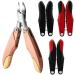 CHJHJKG Nail Clippers (Beauty) Fold Nail Art Cuticle Nipper Edge Cutter Manicure Scissor Plier Portable Tool Pedicure Toenail(Black gift box) - Buy Online on GoSupps.com