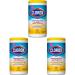 Clorox Disinfecting Wipes, Bleach Free Cleaning Wipes - Crisp Lemon, 75 Count (Packaging May Vary) (Pack of 3)