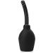 solid silicone enema bulb Loving Joy anal douche Abyclean enema bulb intimate shower black