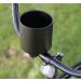 Kroozie Deluxe Bicycle Cup Holder - Ultimate Handlebar Accessory for Bikes, Scooters, and Treadmills in Flat Black - Buy Online on GoSupps.com