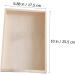 Amosfun Show Rack 1pc Box Nail Display Board Natural Wood Dust-proof Transparent Lid Fake Nails - Buy Online on GoSupps.com
