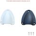 Berfi Life Marine Wire Cable Vent Cover - Black Small Clam Shell Vent for Boat/Yacht - 1 Piece with 3 Screws - Buy Online on GoSupps.com