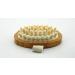 Hajimsju Bamboo Anti Cellulite Massager - Natural Body Slimming Brush for Muscle Relaxation and Spa Massage - Pack of 2 - Buy Online on GoSupps.com