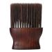 Beifenl Barber Neck Duster Brush for Hair Cutting Soft Neck Cleaning Brush Professional Salon Barber Tool Red-Brown 2