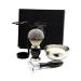 Premium Men's Shaving Set - Silver Tip Brush Stainless Steel Bowl & Stand | Luxury Grooming Essentials - Buy Online on GoSupps.com