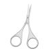 Professional Stainless Steel Eyebrow & Nose Hair Scissors - 3.7 Facial Hair Trimmer Set for Men & Women | 2 Pieces - Buy Online on GoSupps.com