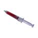 hgnxa Harajuku Punk Syringe Bangs Side Clip Hair Clip Women Funny Hip Hop Cool Geometric Hairpin Hair Accessory Jewelry Red